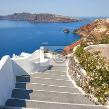 Фотообои с лестницей к морю в Греции