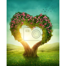 Фотообои - Сердце-дерево