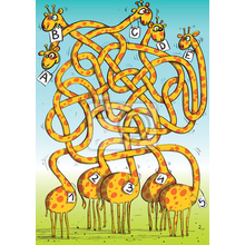 Креативные обои с жирафами
