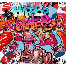 Фотообои - Хип-хоп граффити городского стиля