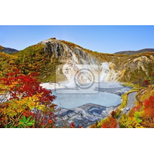 Фотообои с красивым горным пейзажем в Японии