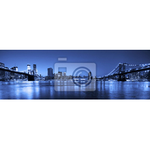 Фотообои с видом на Манхэттен и бруклинский мост