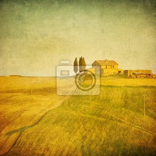 Фотообои с винтажным тосканским пейзажем