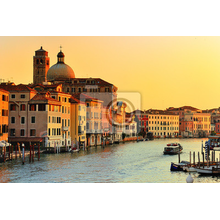 Фотообои: Гранд-канал на закате в Венеции