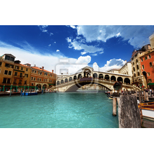 Фотообои с мостом Риальто в Венеции (Италия)