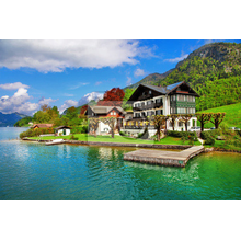 Фотообои с озером в Австрии