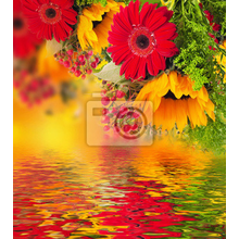 Фотообои - Осенние цветы