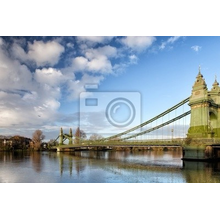 Фотообои — Хаммерсмит мост через реку Темзу в Лондоне