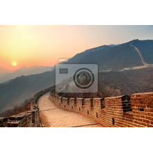 Фотообои - Великая китайская стена на закате
