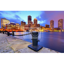 Фотообои "Набережная Бостона" (городской пейзаж)