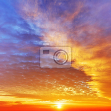 Фотообои - Закат солнца на небе