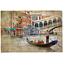 Фотообои - Винтажный венецианский пейзаж