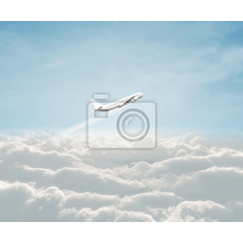 Фотообои - Самолет выше облаков