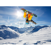 Фотообои - Прыжок сноубордиста
