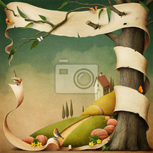 Фотообои-фэнтези с деревом
