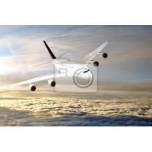 Фотообои для стен - Самолет над облаками