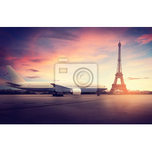 Фотообои - Самолет в Париже