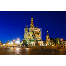 Фотообои - Ночная Москва