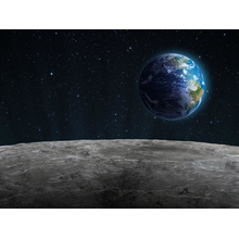 Фотообои - Вид на Землю с Луны