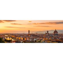 Фотообои "Флоренция на закате" (вид с высоты)