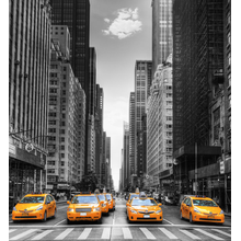Фотообои с такси на улице Нью-Йорка