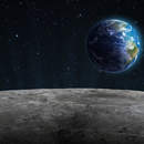 Фотообои - Вид на Землю с Луны