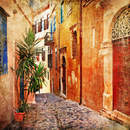 Фотообои на стену - Старинная греческая улица