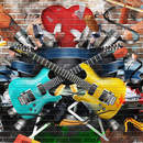 Фотообои граффити — Гитары