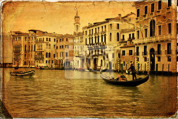Фотообои с ретро Венецией