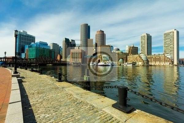Фотообои "Вид с набережной Бостона"