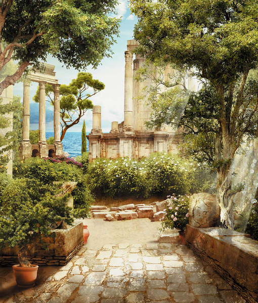 Фреска - Старинный сад