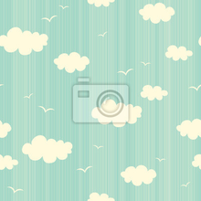 Фотообои - Нарисованные облака