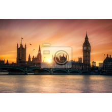 Фотообои с рассветом в Лондоне