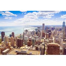 Фотообои с видом на Чикаго с высоты