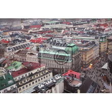 Фотообои с видом с высоты на Вену