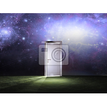 Фотообои - Дверь из космического пространства