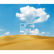 Фотообои - Песочные дюны и голубое небо