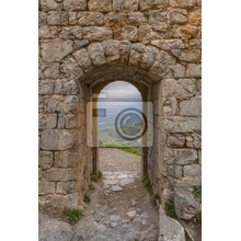 Фотообои с аркой в каменной стене