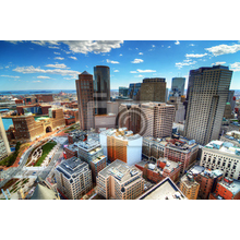 Фотообои с видом на Бостон с высоты