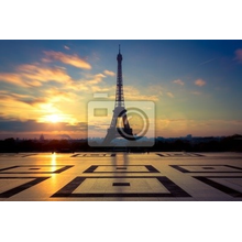 Фотообои - Эйфелева башня на рассвете
