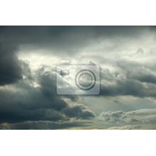 Фотообои с серыми облаками