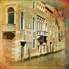 Ретро обои на стену с Венецией