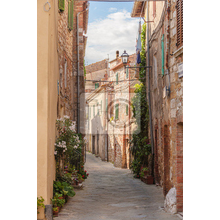 Фотообои - Средневековая улица Тосканы