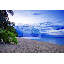 Фотообои - Вечер на тропическом пляже (пейзаж)