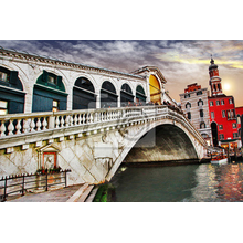 Фотообои на стену с мостом Риальто в Венеции
