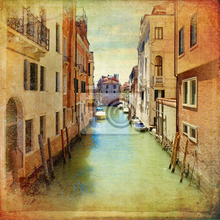 Ретро-обои на стену с Венецией