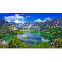 Фотообои на стену с Альпийским озером