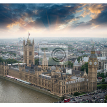 Фотообои с городом - Лондон с высоты