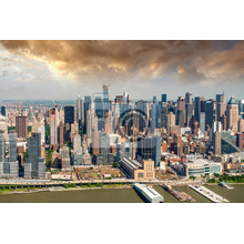 Фотообои с Нью-Йорком (вид с высоты)