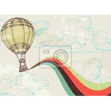 Воздушный шар - Арт-обои